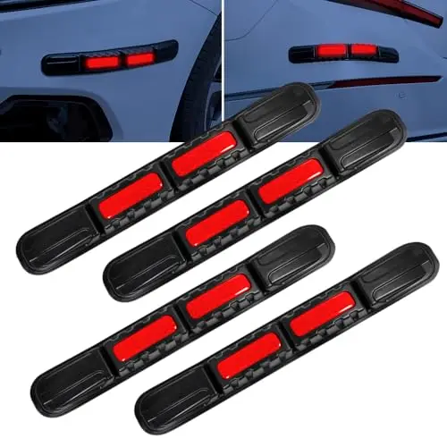 NHHEO Red Bumper Guard 4Pcs