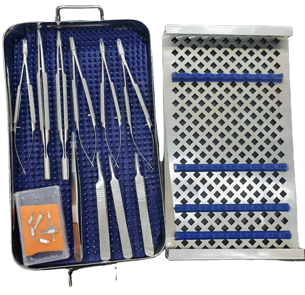 Micro Instruments Set with Box - Dental Surgical Tools