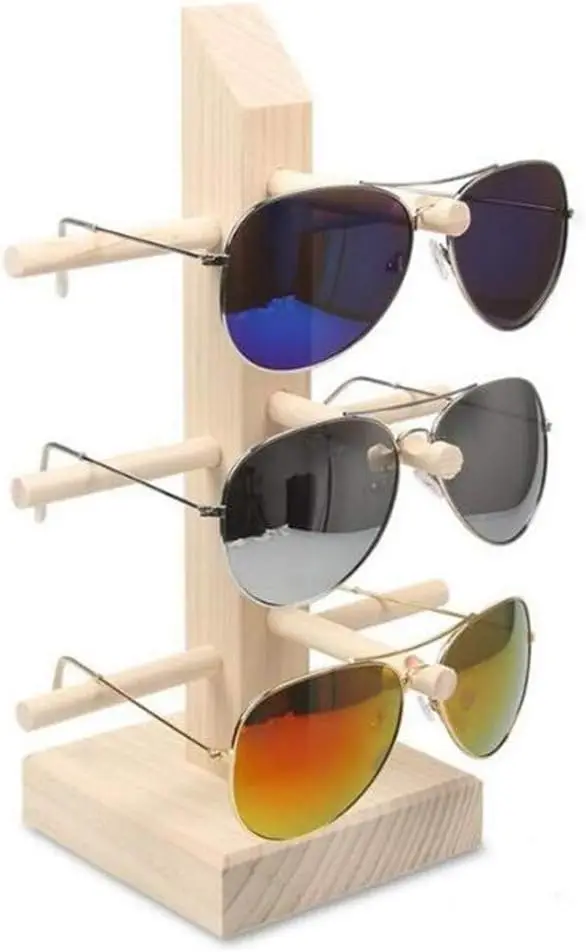 Wooden Sunglasses Display Stands Eyeglasses Rack Organizer Glasses