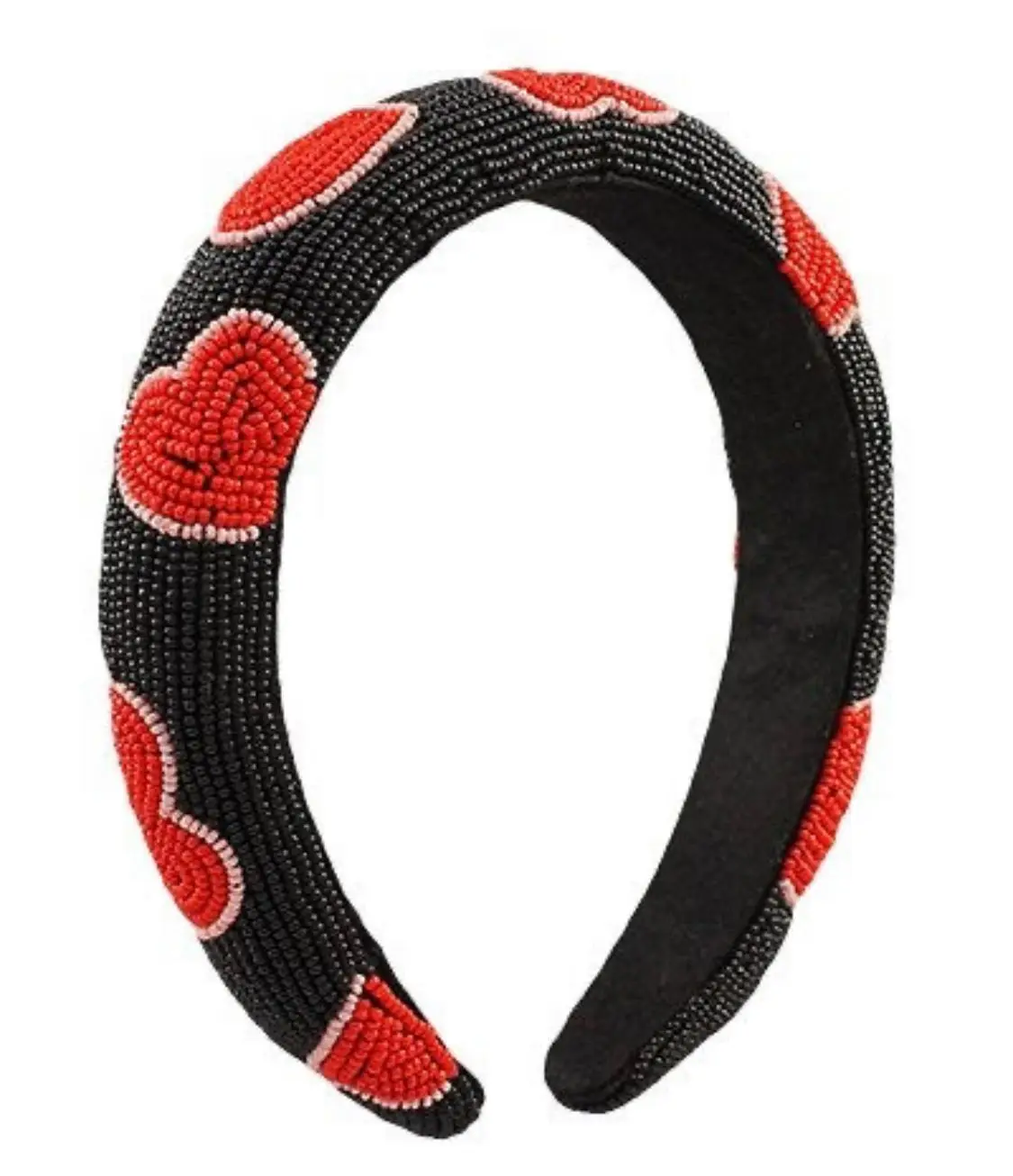 Skinny Hand Embroidered Headbands With Soft Cushioned Fitting Easy To