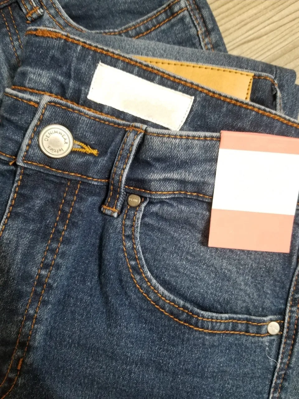 Jeans Boys Summer New Pocket Embroidery Reduced Age Small Straight Leg