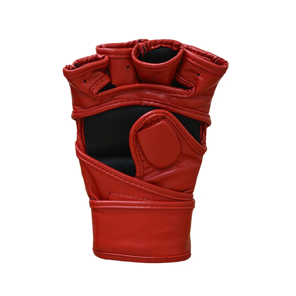 5 Colors Thick Boxing Gloves Mma Gloves Half Finger Sanda Taekwondo