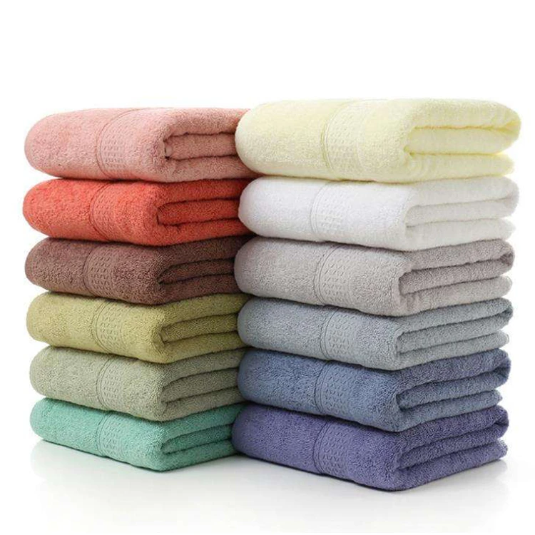 High Quality 100% Cotton Stripe Jacquard Bath Towel Set Cleaning Towel ...