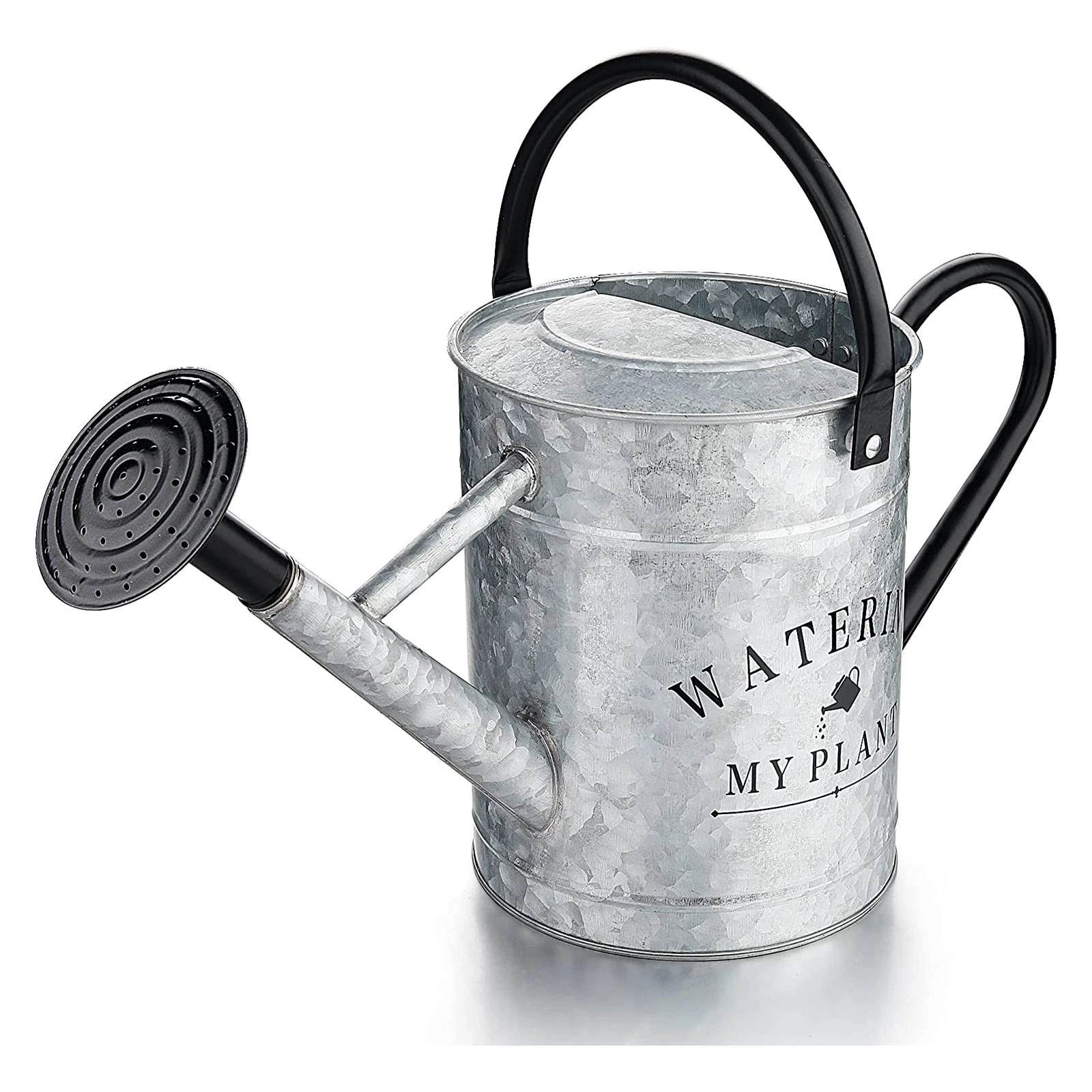 Copper Polished Handle Watering Can Galvanized Metal Watering Can