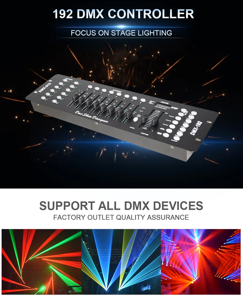 192 Dmx Controller For Stage Lighting/dmx Controller/dj Console For ...