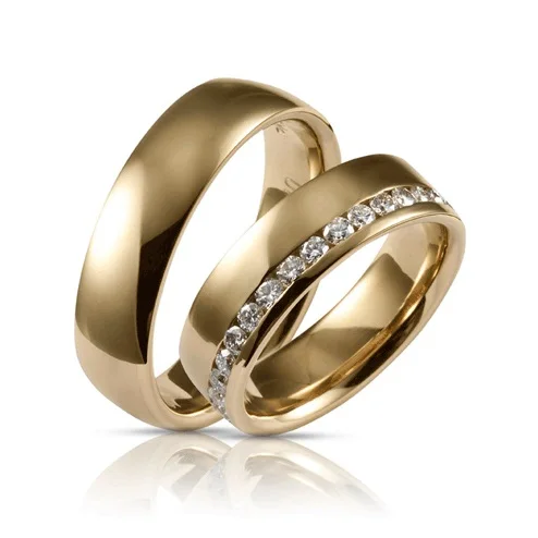 Custom 24k 22k 18k Gold Dubai Wedding Rings Pure Gold 24k Wedding Rings ...