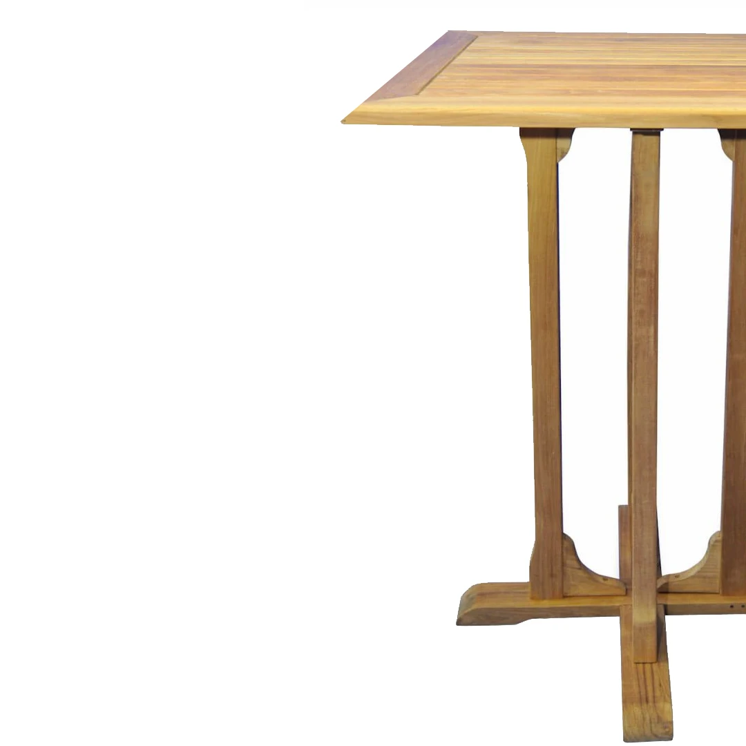Solid Teak Wood Bar Table For Indoor And Outdoor Natural Finish Buy