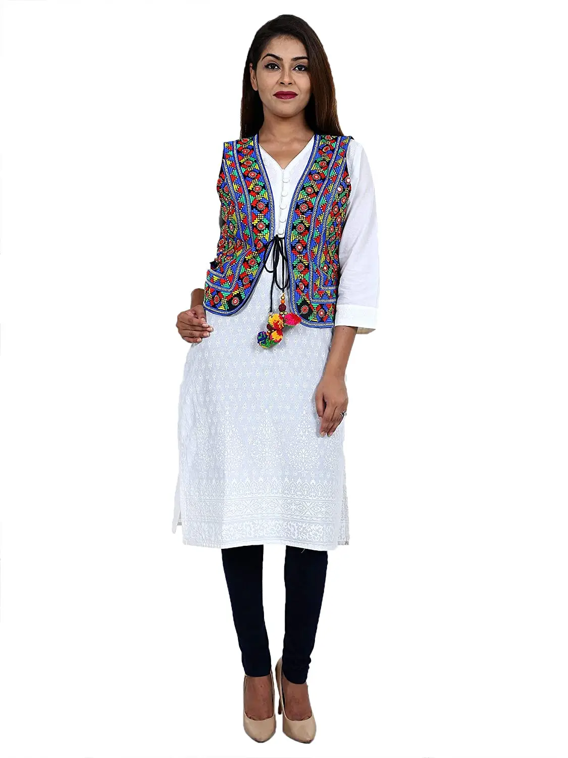 Koti Jacket For Women Waist Coat Stylish Vest Handmade Navratri