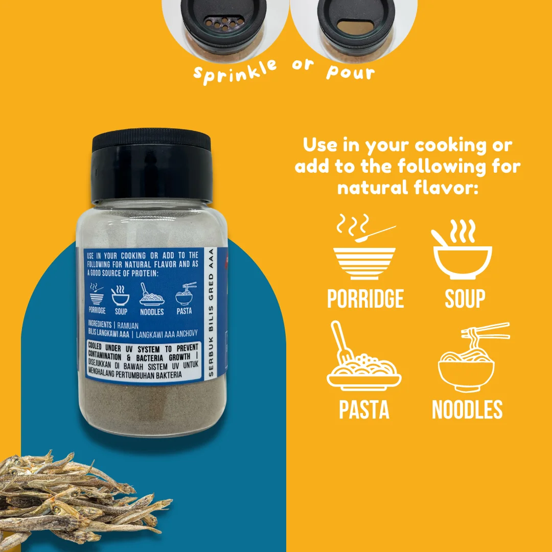 Easytouse Powder Allnatural Baby Anchovy Powder Nutritious