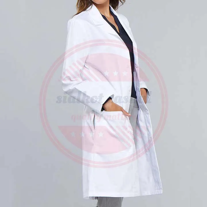 Custom Long Sleeves Hospital Uniform Lab Coat For Men Women Scrub Suits For Doctors Medical 1568