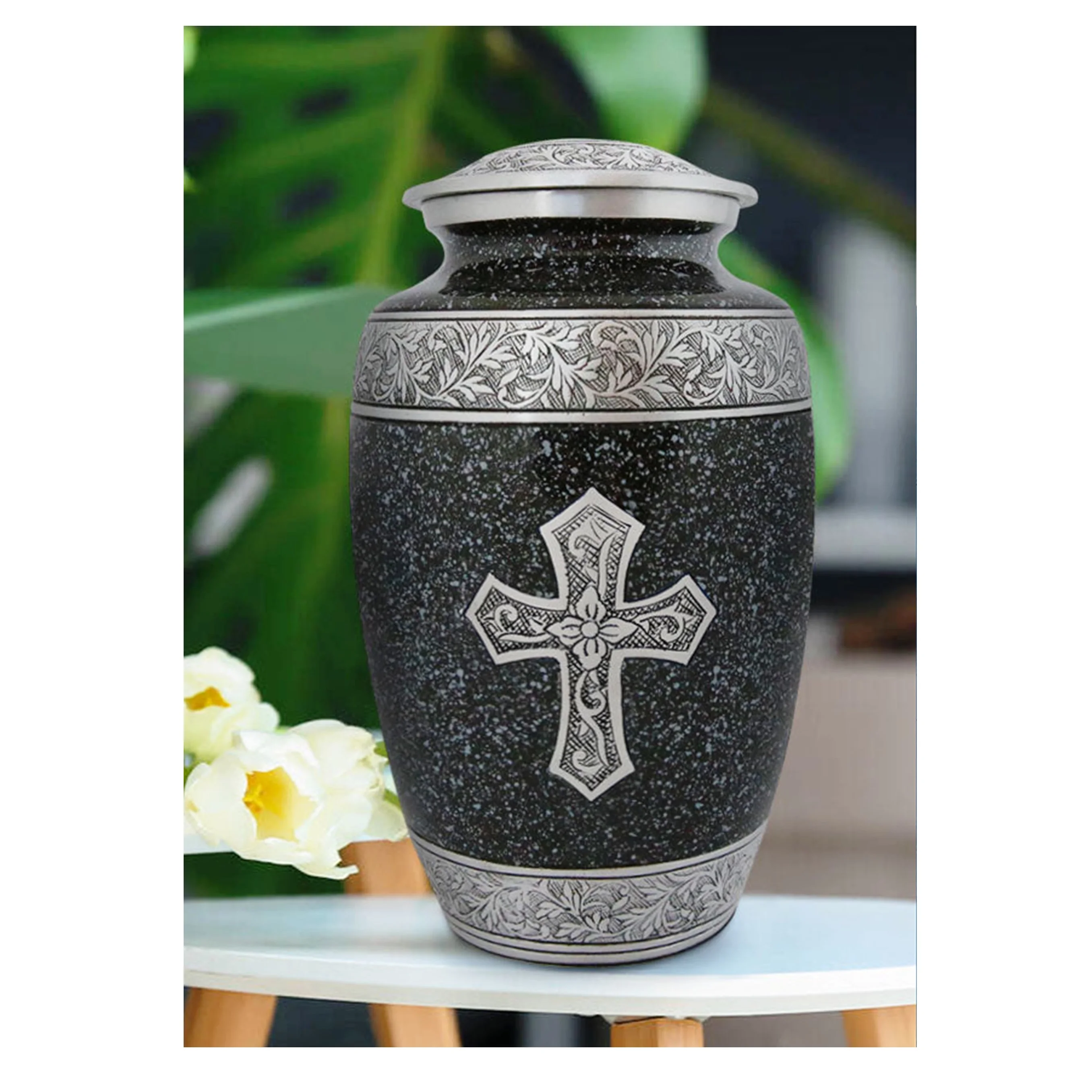 Blue Rose Funeral Urn By Liliane Memorials Cremation Urn For Cremation ...