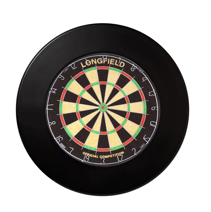 Longfield Darts Dartsboard Surround Pu High Quality Durable Black For Darts Accessories