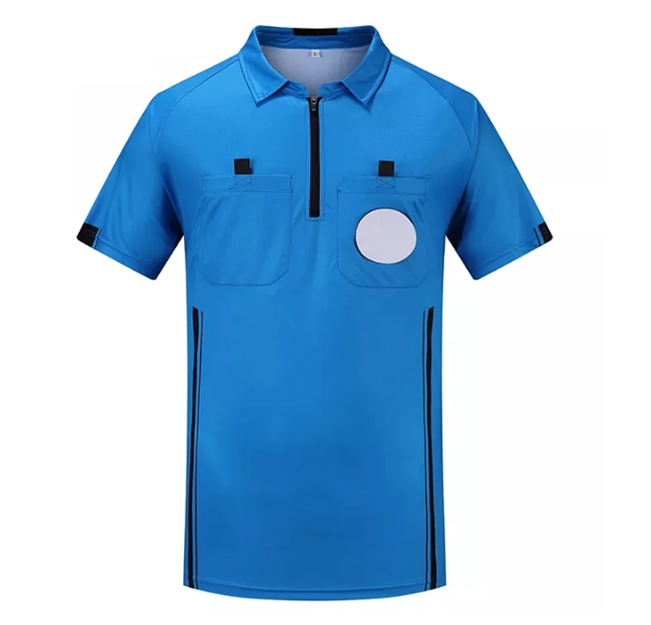 Sublimation Soccer Referee Shirt Football Referee Jersey Short Sleeve