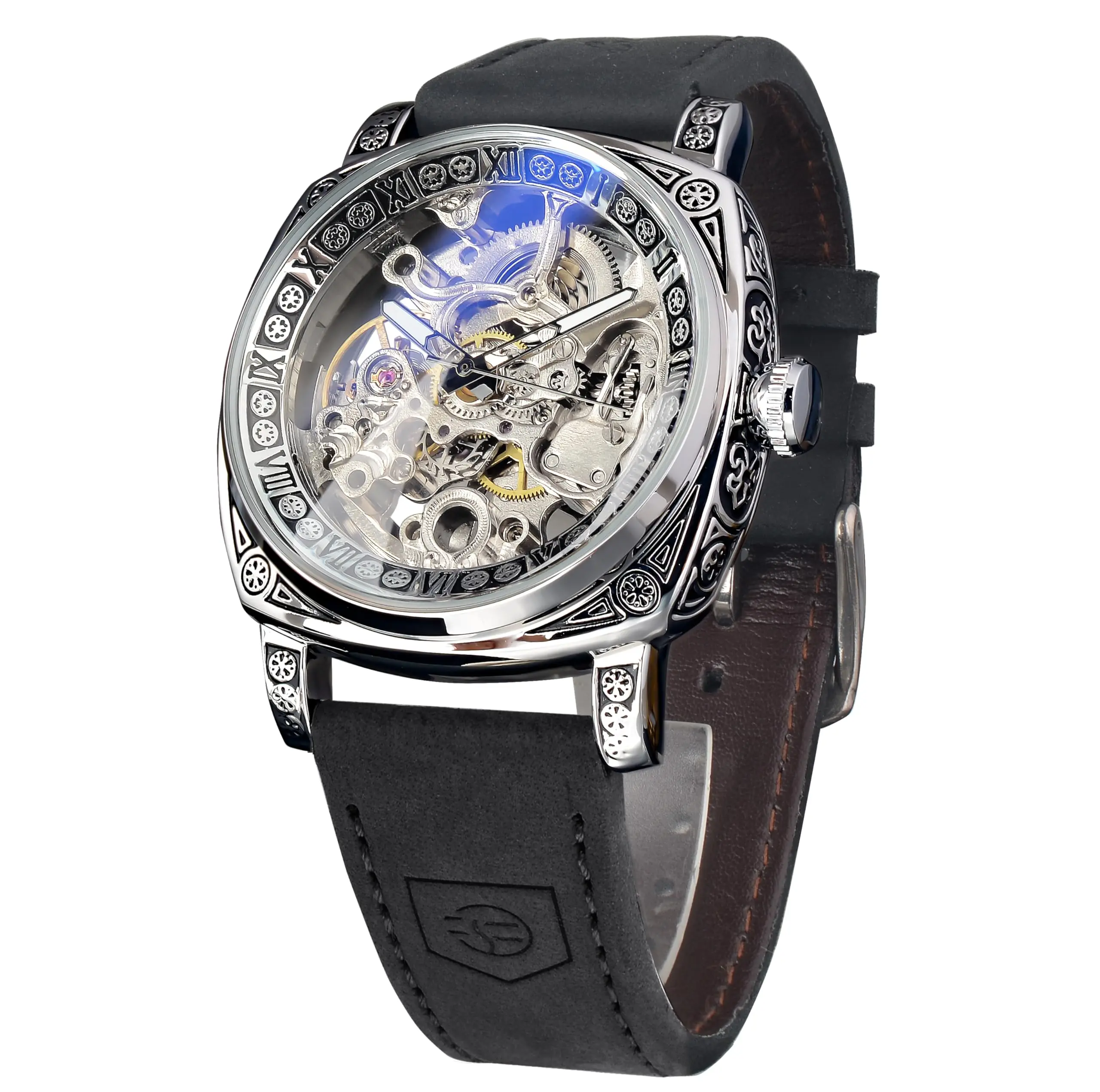 Forsining Square Retro Skeleton Alt