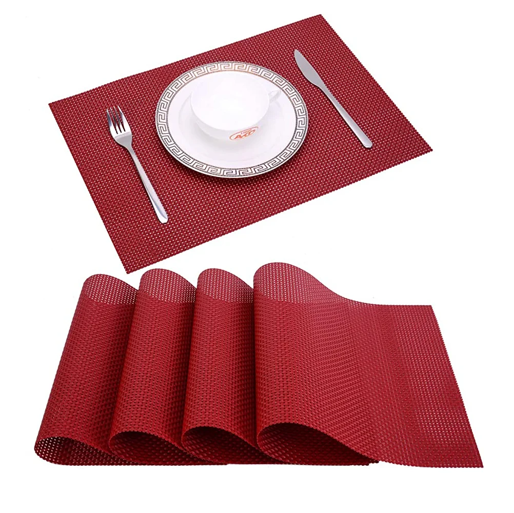 High Quality Leather Dining Table Mats And Kitchen Table Mats Felt ...