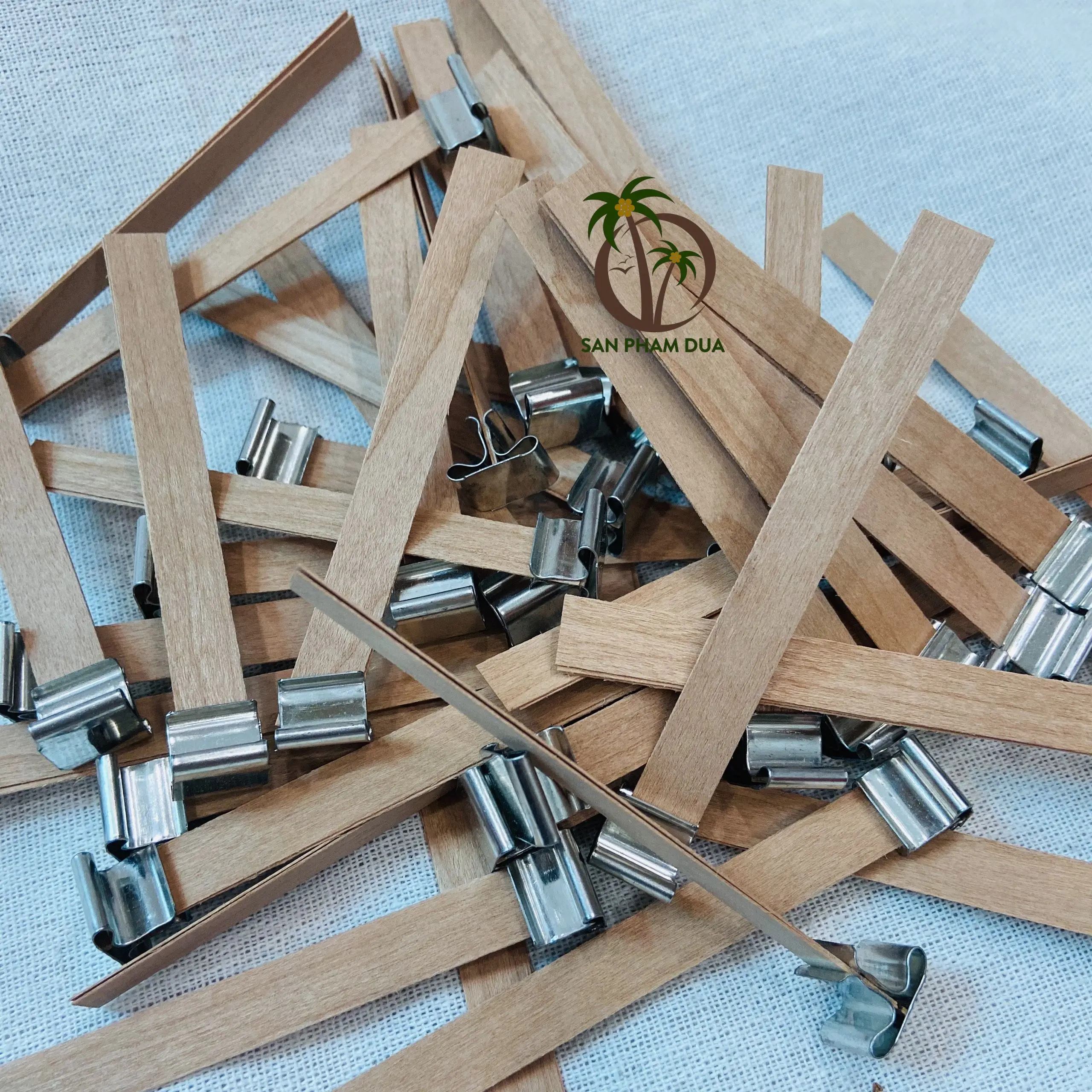 Coco Eco Brand Wooden Wick Different Sizes Candle Burning Wood Wick