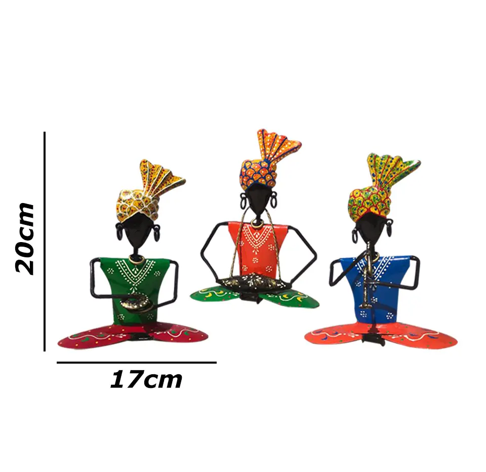 Handcrafted 3 Musician Men Showpiece/tabletop For Decor Musician Doll