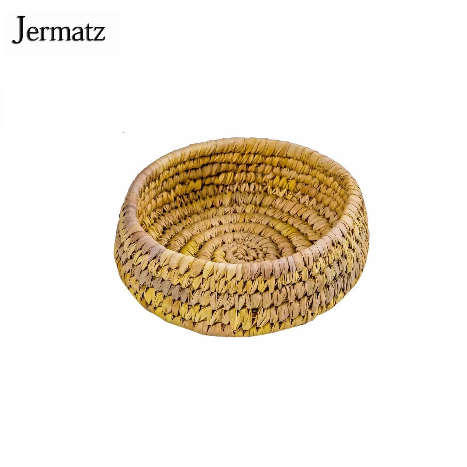 Customized Branded Natural Eco Friendly Palm Leaf Storage Basket By