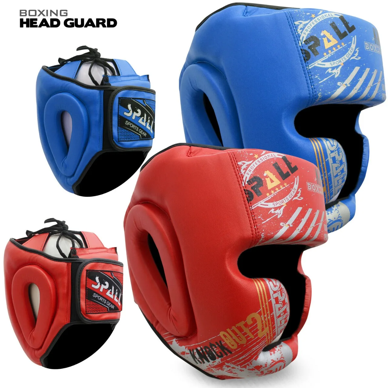 Boxing Head Guard Protector For Mma Muaythai Taekwondo Fighting ...