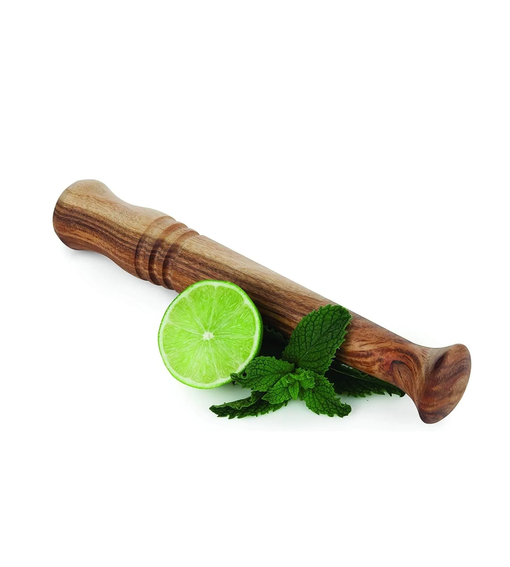 Sheesham Wooden Muddler Bar Tool,10 Inch Hardwood Mojito Muddler With