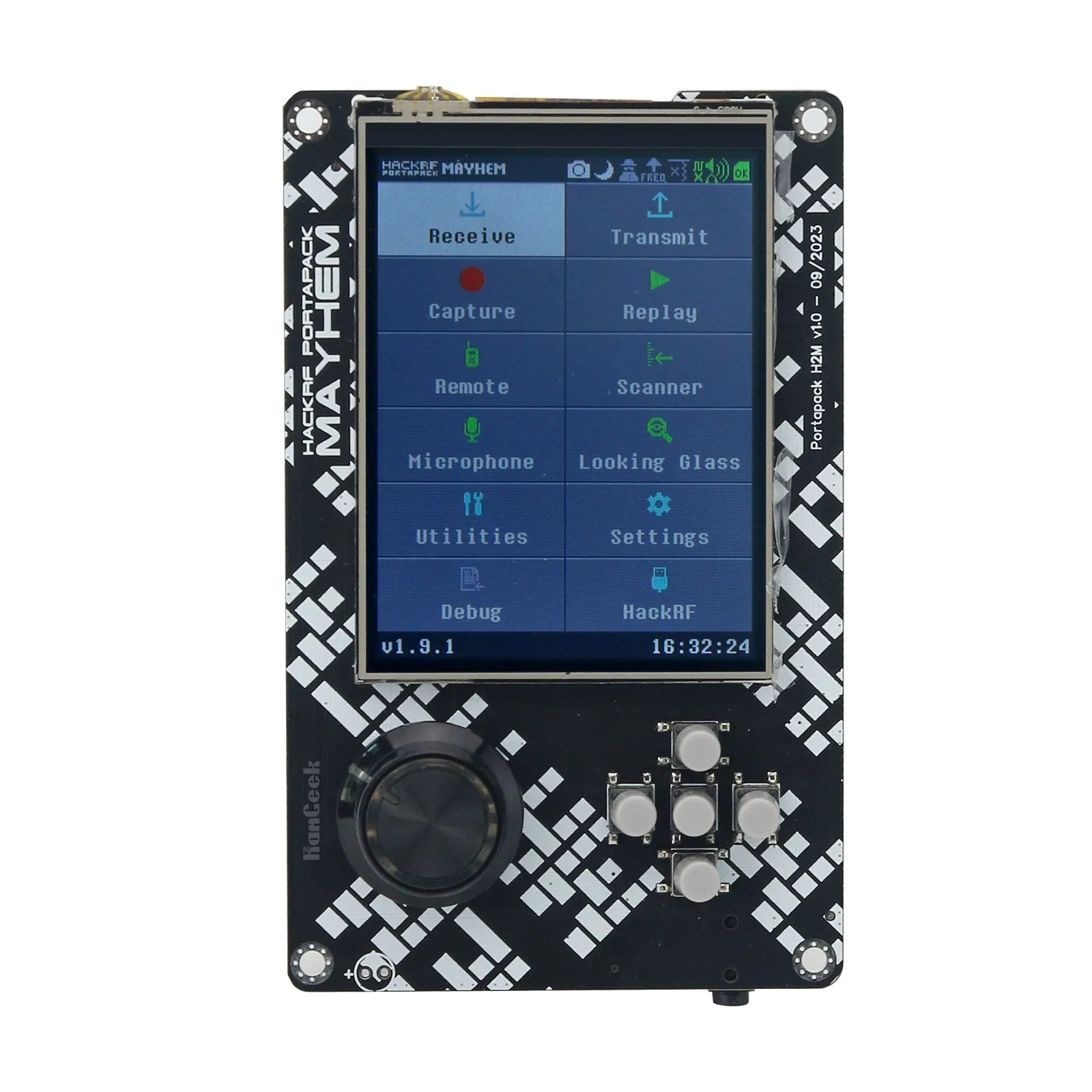 HAMGEEK Portapack H2M - Enhanced Hackrf One Experience