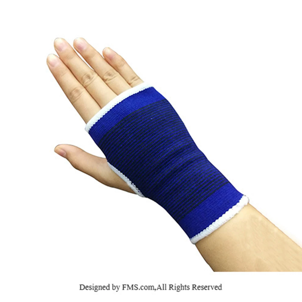 Wholesale Cheap Price Blue Palm Wrist Hand Support Glove Elastic Brace