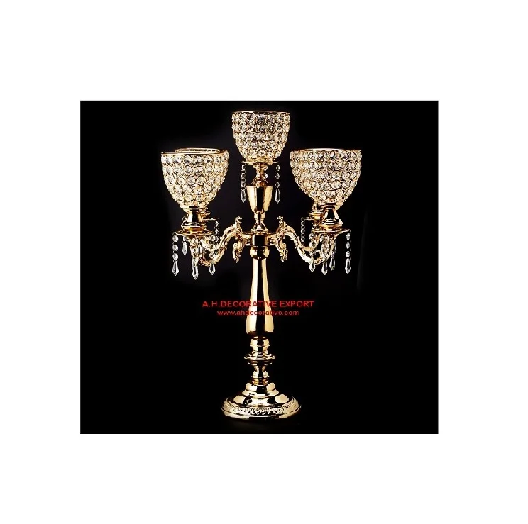 Rose Gold Candelabra For Wedding Christmas Home & Outdoor Decorating