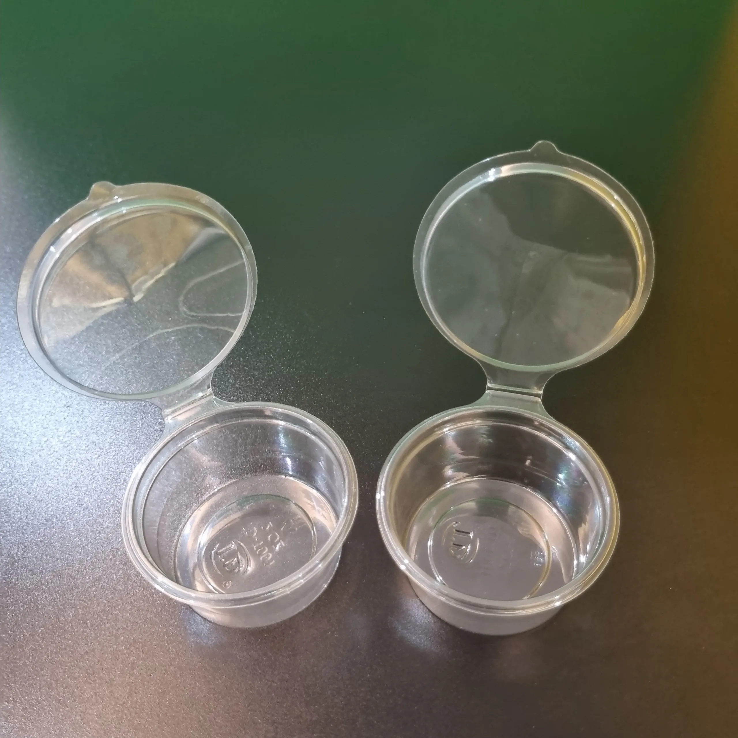 2oz 60ml Food Packaging Disposable Pet Plastic Container Sauce Cup With