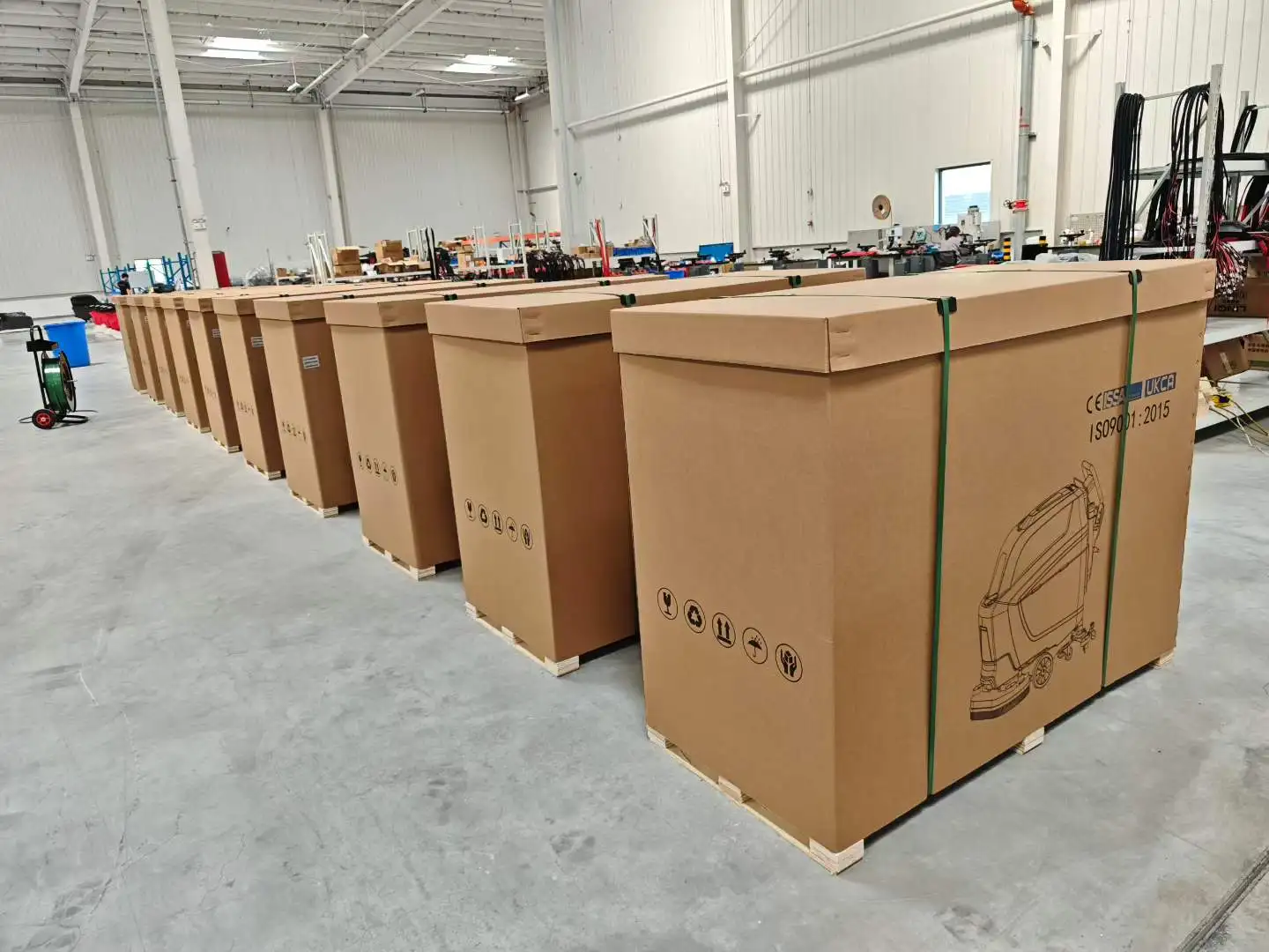 Certified Floor Scrubbers Export Packaging