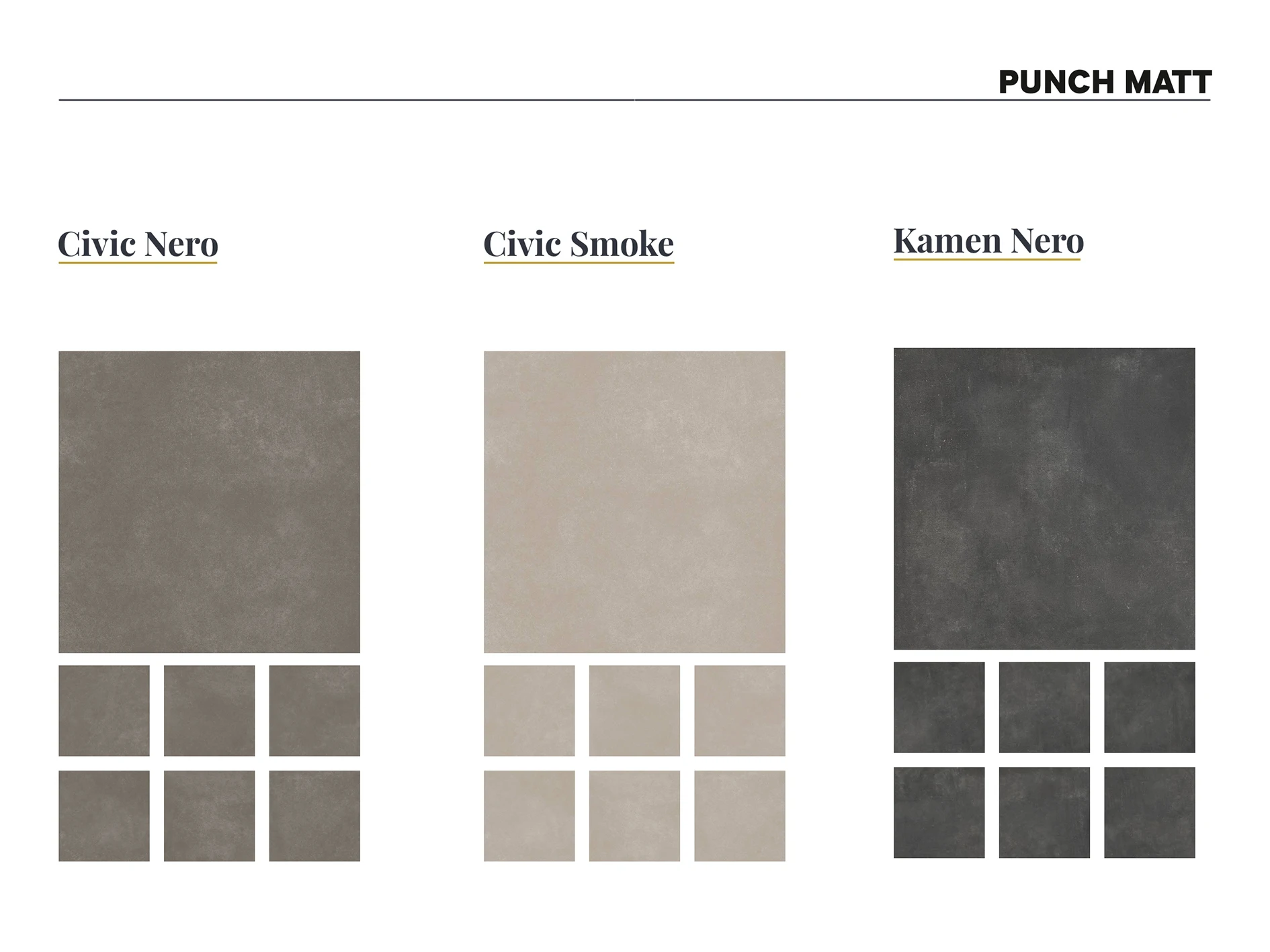 Black Matte Surface Stone Texture Design Floor Tiles 60x60 Interior