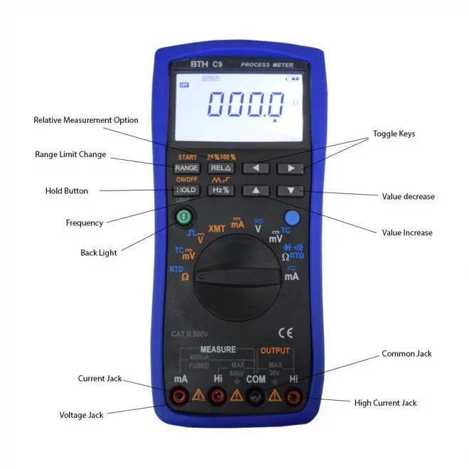 Bth C9 Universal Process Calibrator With Source And Measure Options ...