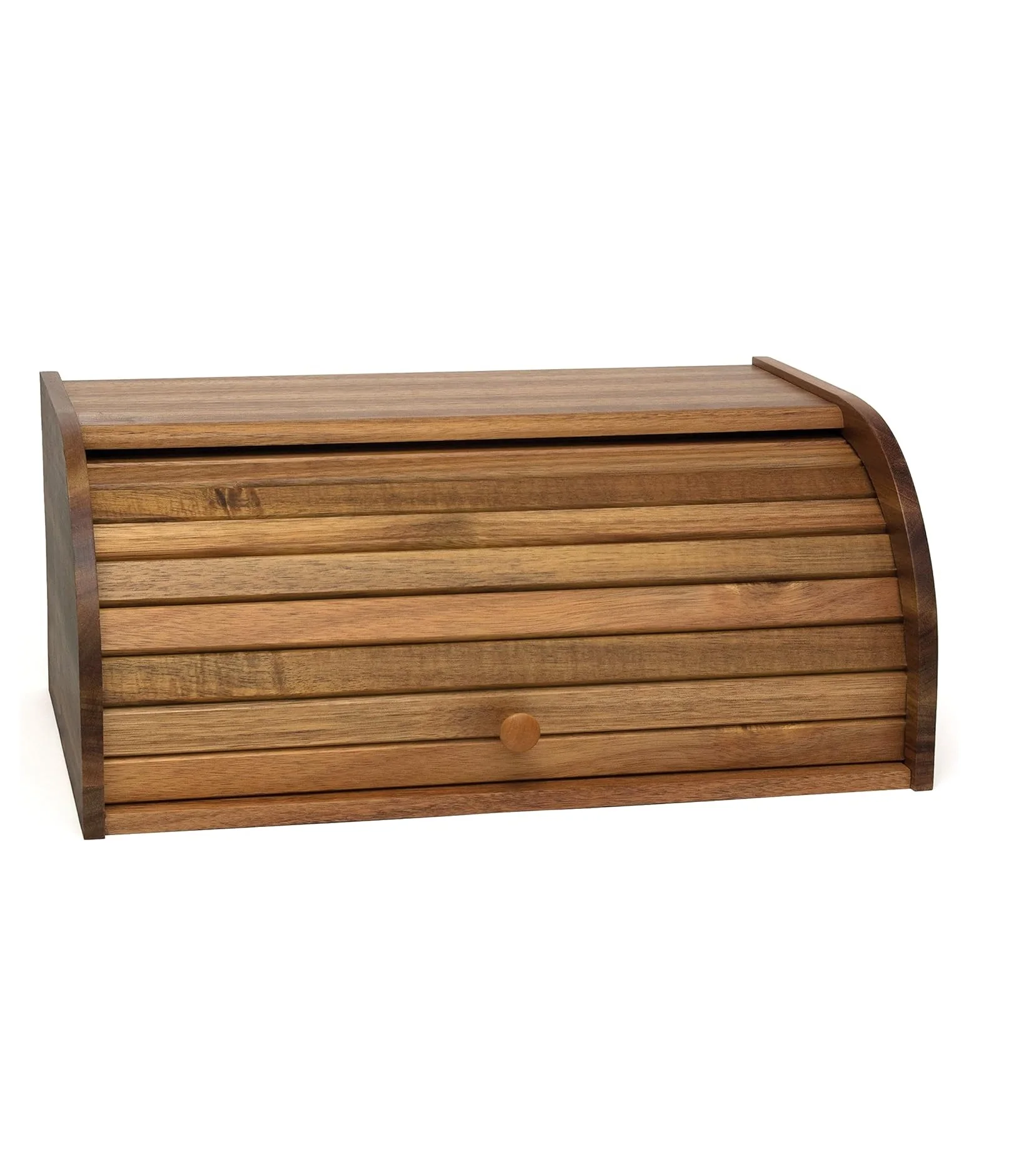 Acacia Wood Rolltop Bread Box,16" X 103/4" X 7" Buy Wood Bread Box