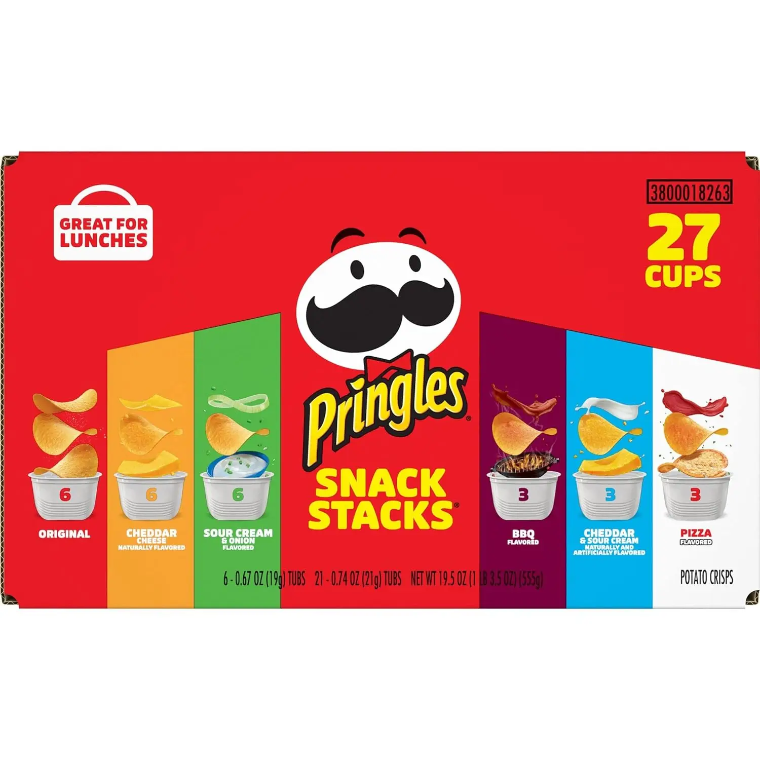 Quality Wholesale Pringles Potato Crisps Chips,Snack Stacks,Lunch Snacks,Office And Kids Snacks