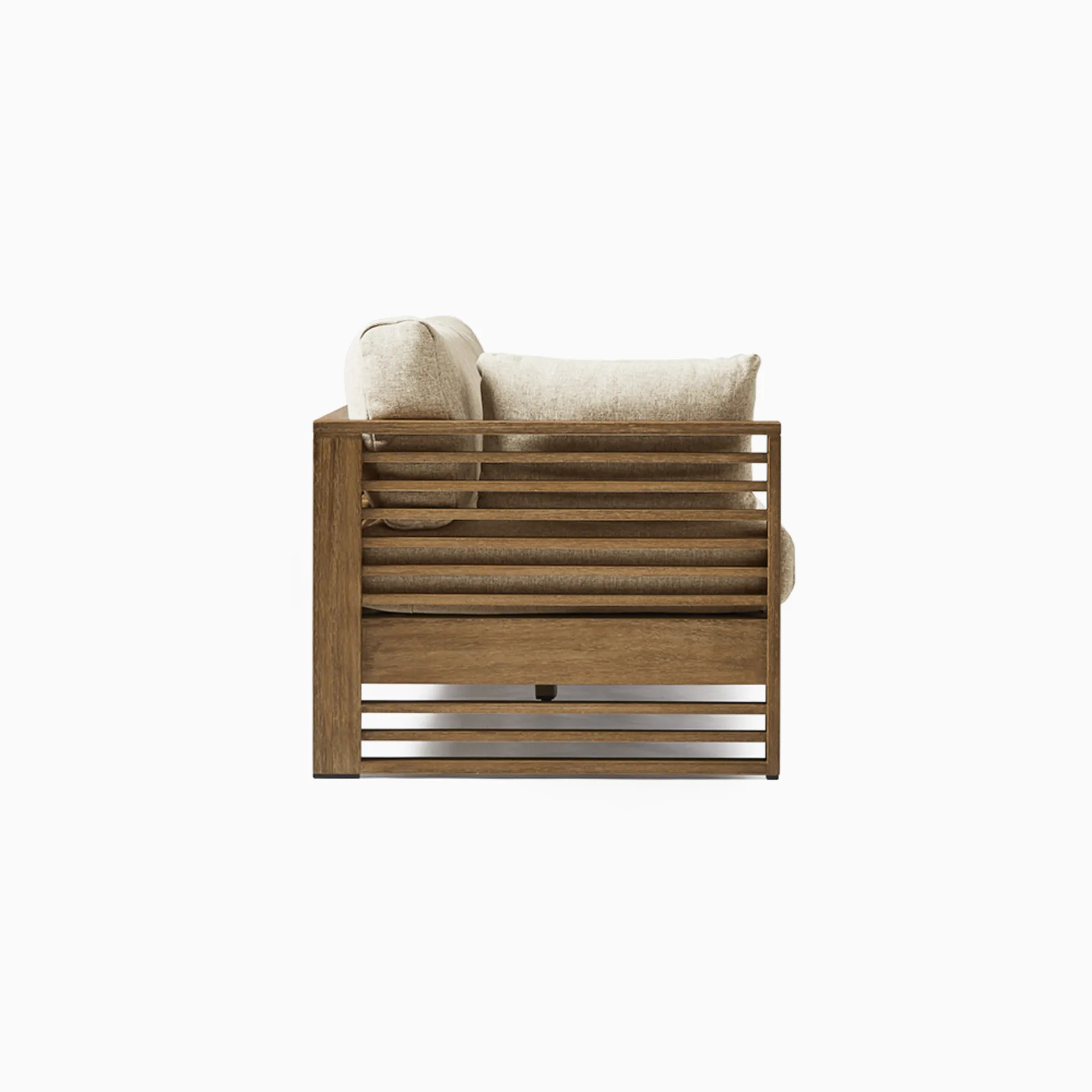 Teak Outdoor Patio Wood Three Seater Sofa Garden Furniture Rosalie