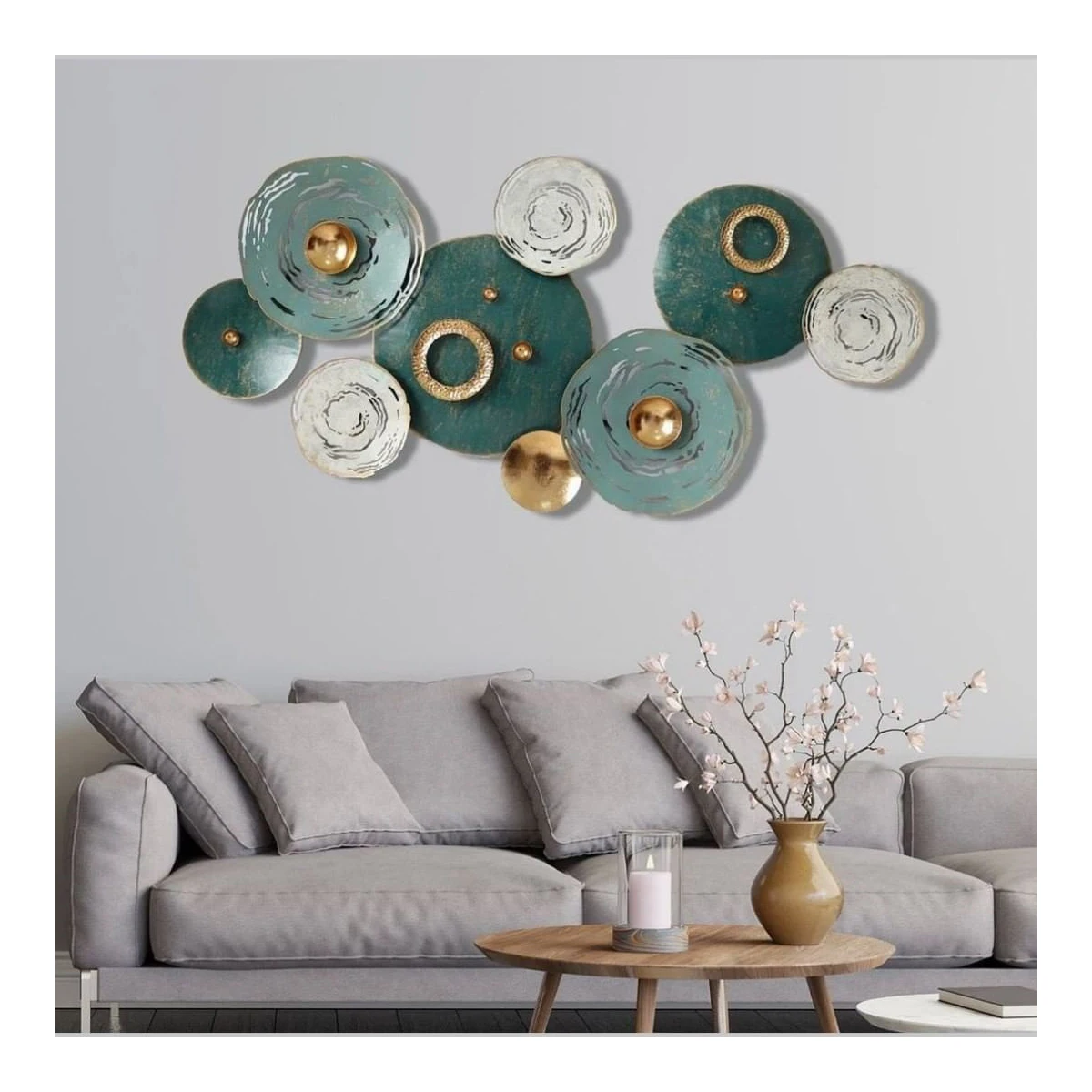 Best Selling Wall Art Metal Leaf Wall Decoration Hot Sale Framed Unique