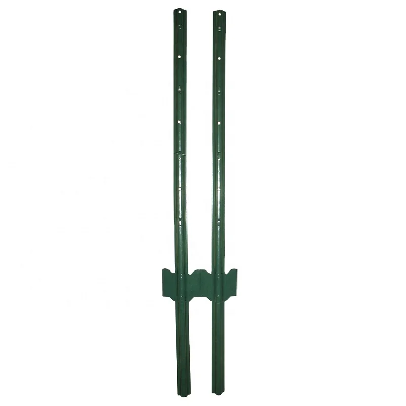 High Quality Green Powder Coated 5ft U Posts U-channel Sign Posts With ...