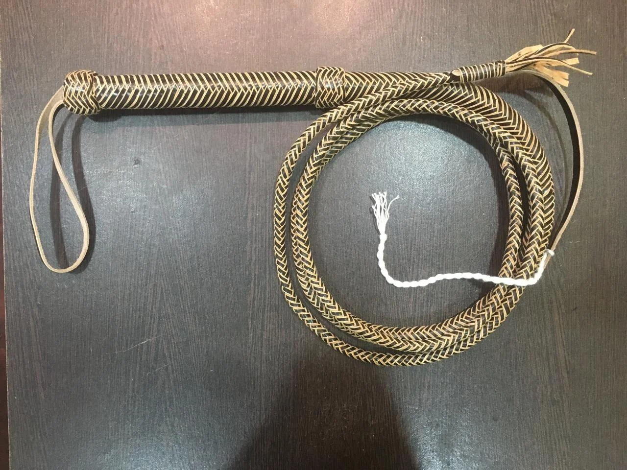 Hand Made Heavy Bull Whip Color 4 To 16 Feet 14 Plaits Custom Bull Whip