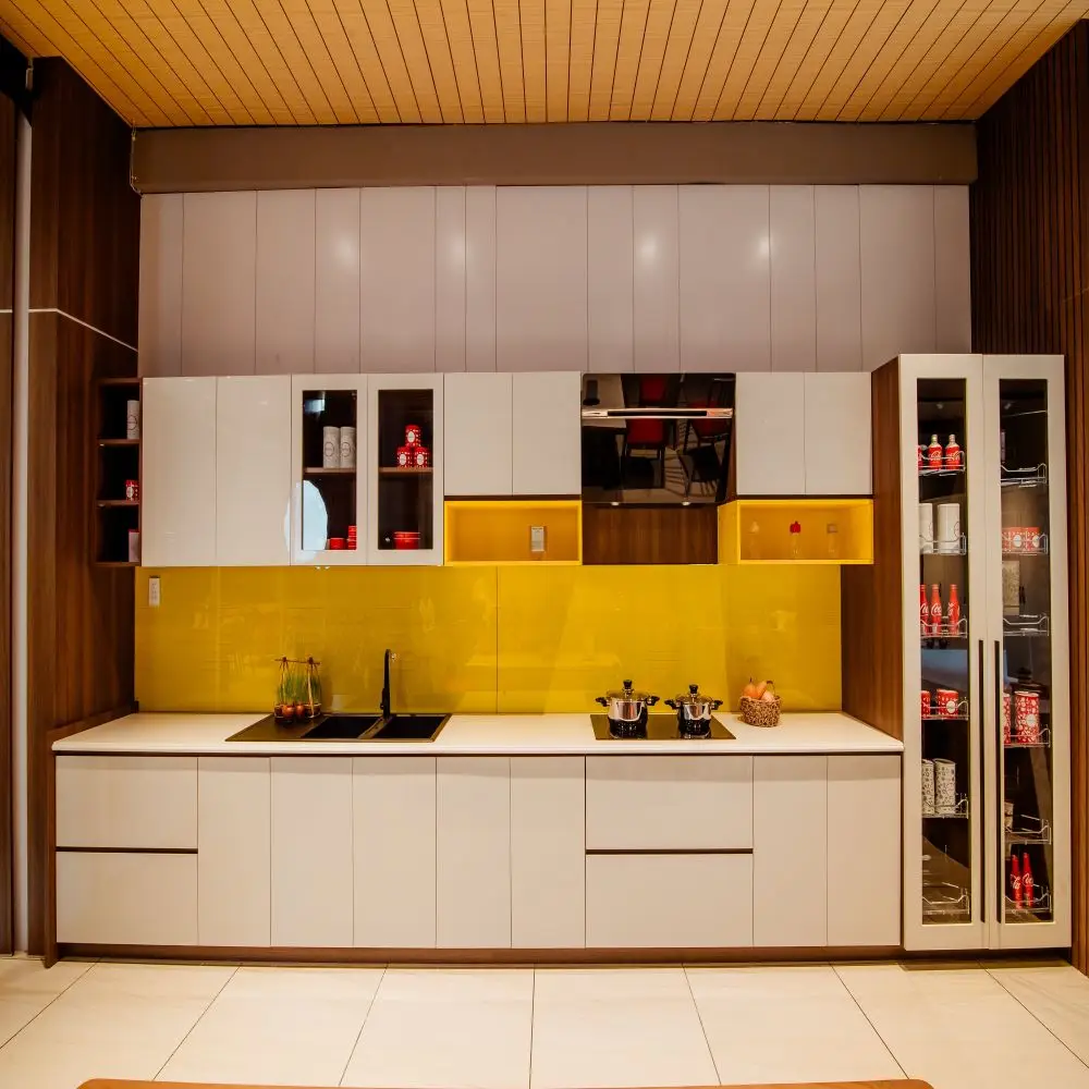 Modern Designs Kitchen Good Price Wooden Furniture Customized