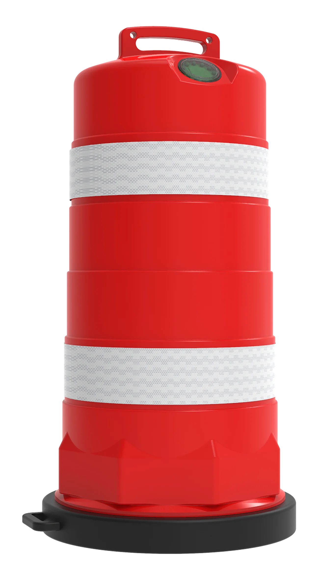 New Product Solar Traffic Drum Safety Road Barrier Orange Traffic