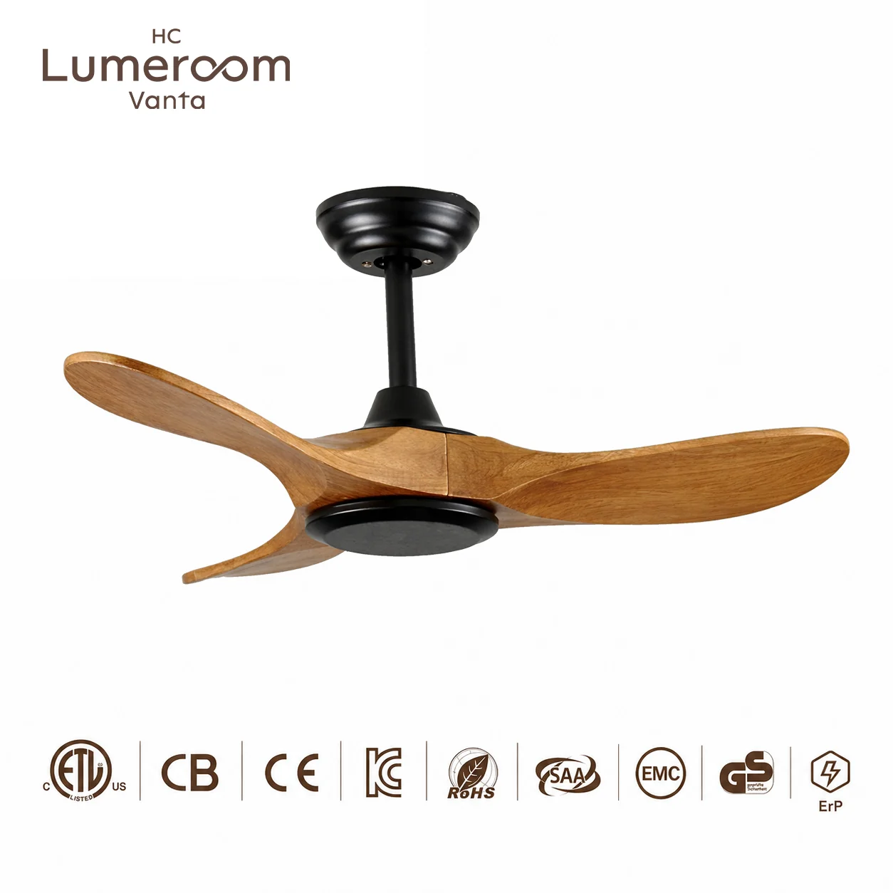 Ceiling Fan, USA, 35W, Solid Wood + Metal - detail 10