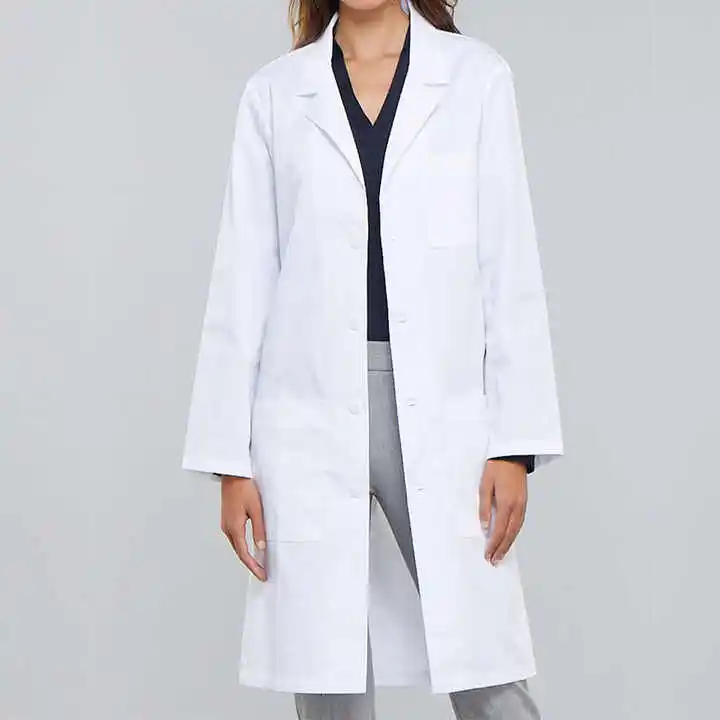 Custom Long Sleeves Hospital Uniform Lab Coat For Men Women Scrub Suits