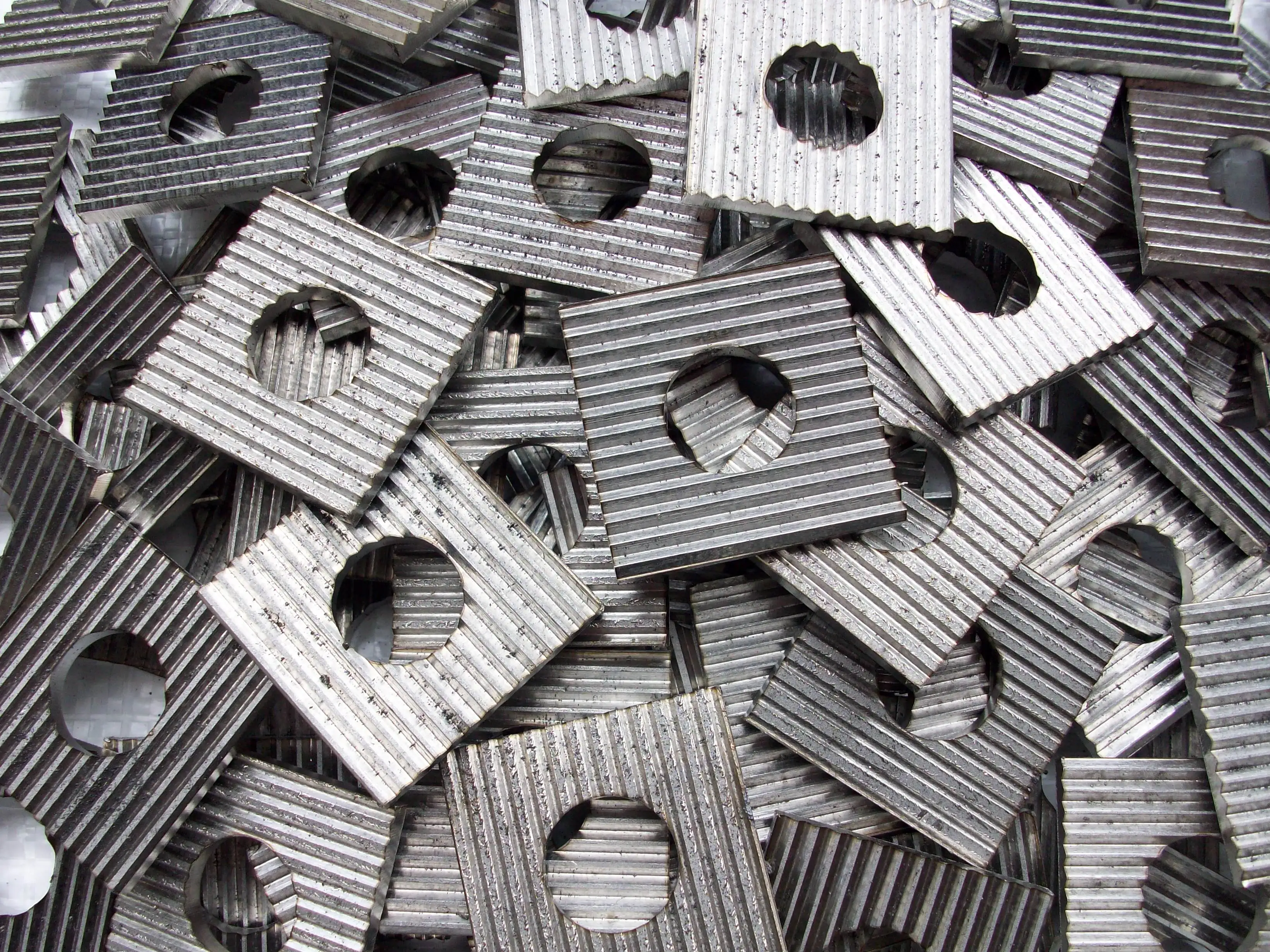 304 316 Stainless Steel Serrate Serrated Square Washer For Stone Facade