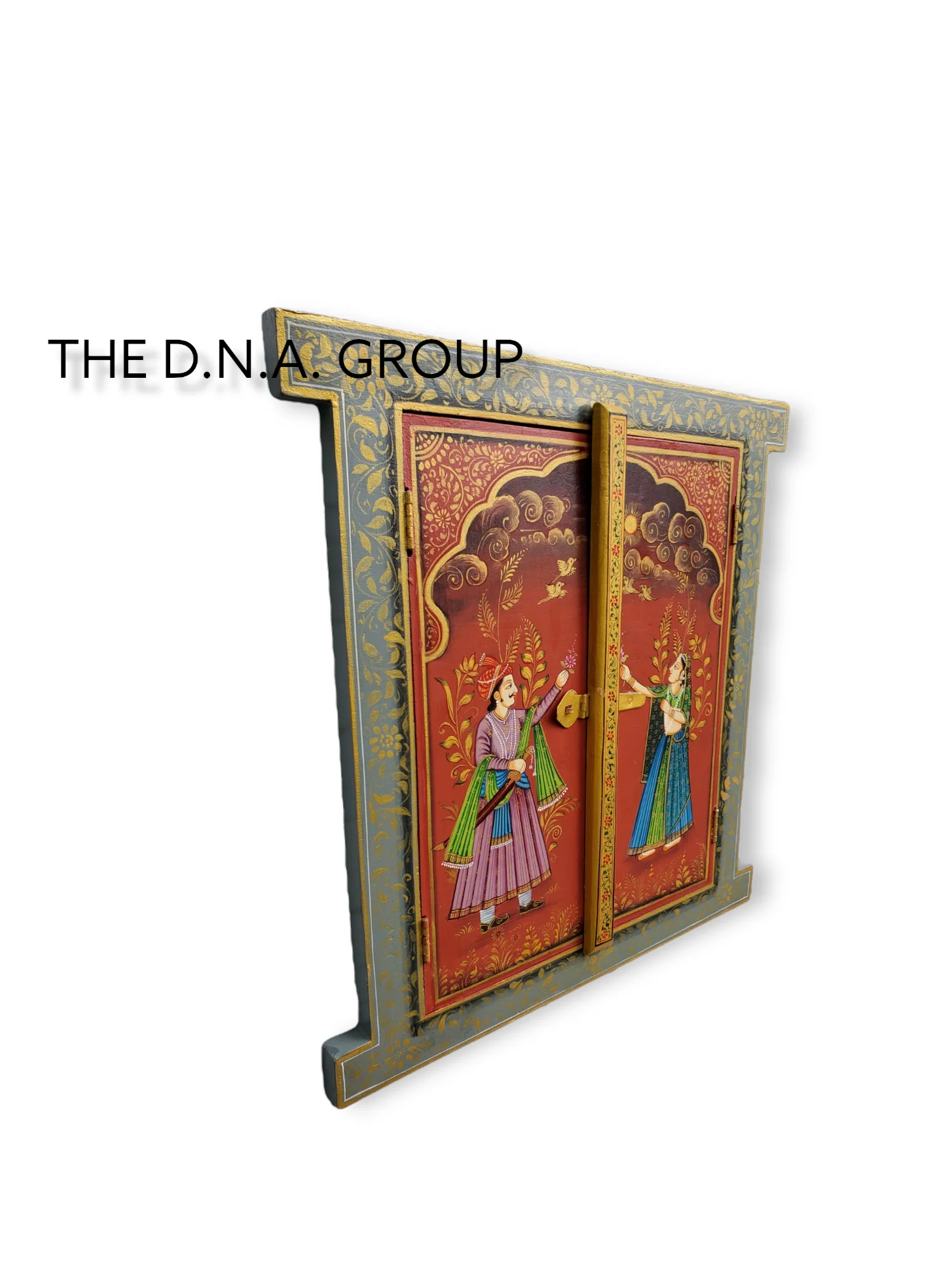 Hand Carved Wooden Window Frame Wooden Interior Wall Decor Hand Carved