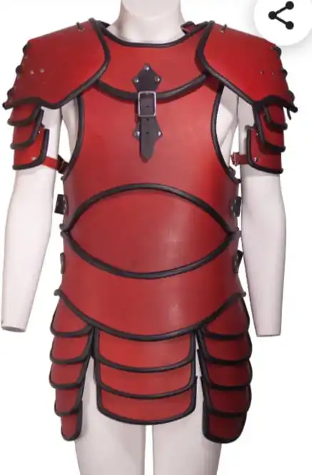 Muscle Body Armour Cuirass With Brass Accents | Adult Size Greek ...