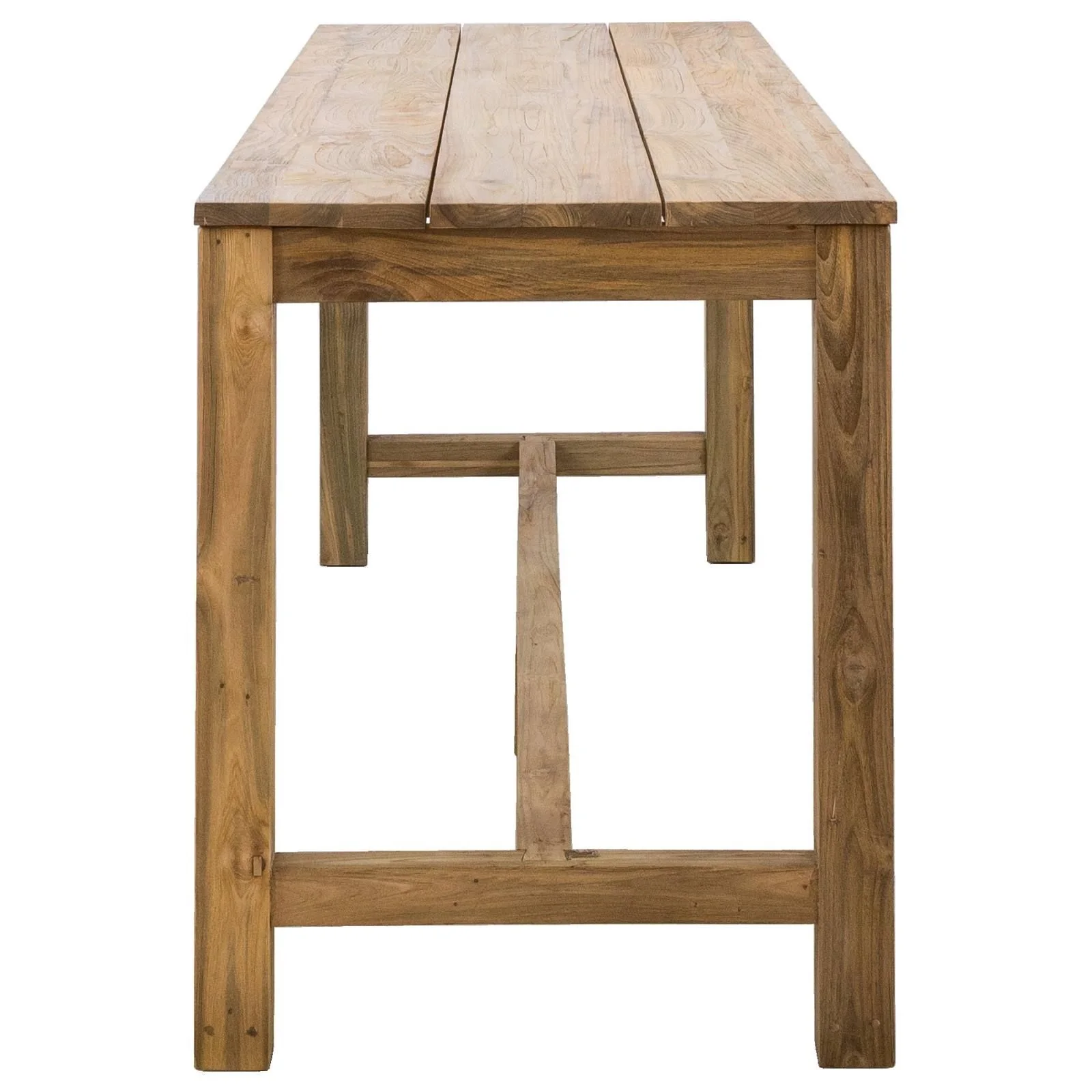 Rustic Teak Table Color Modern Simple Design Antique Reclaimed Teak Bar Table Set Solid Wood ...