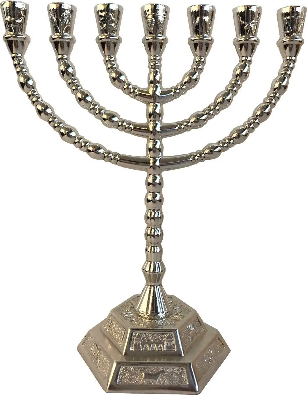 Luxury Floor Stand Decorative Metal Antique Menorah Candelabra Retro