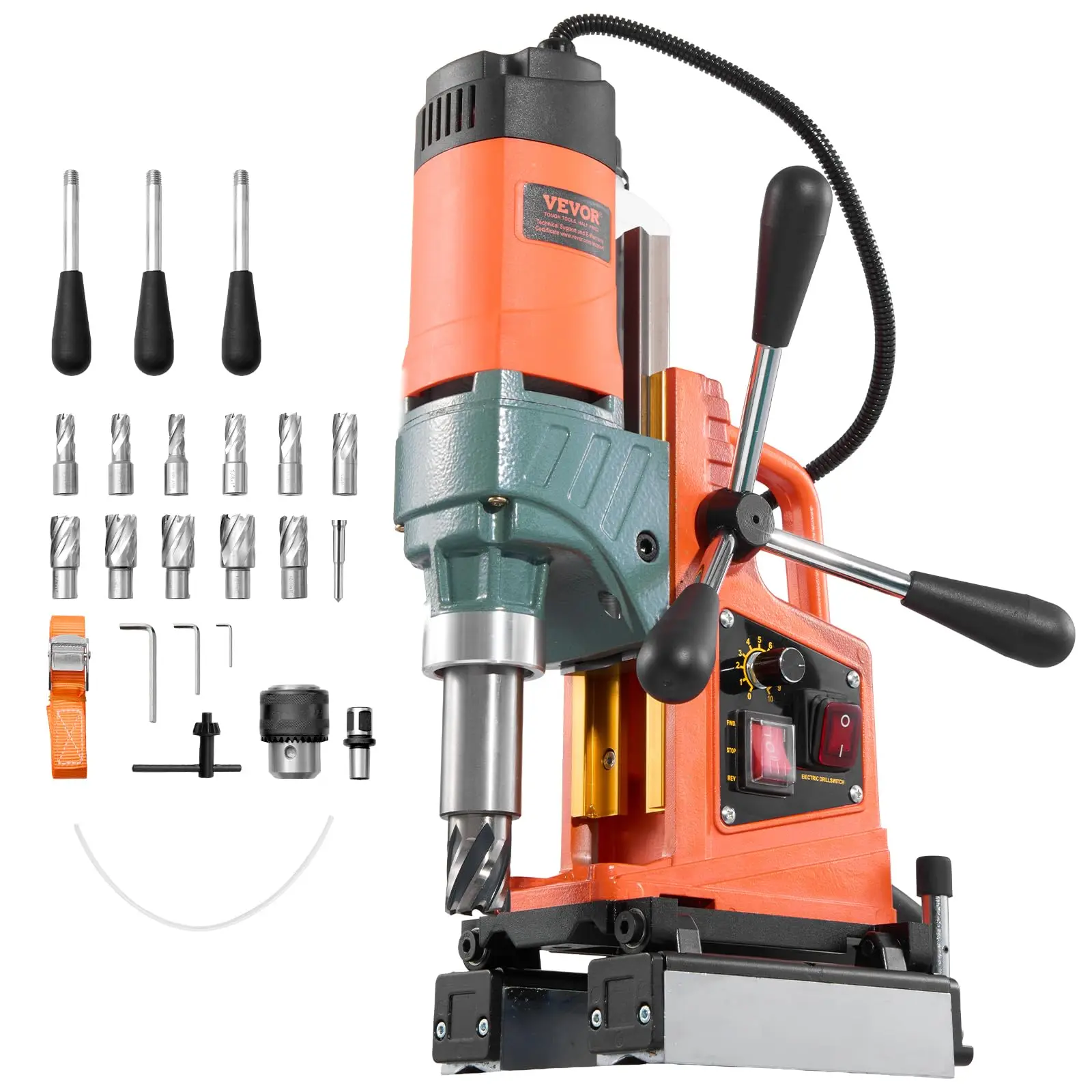 VEVOR Magnetic Drill Press 11 Core Bits