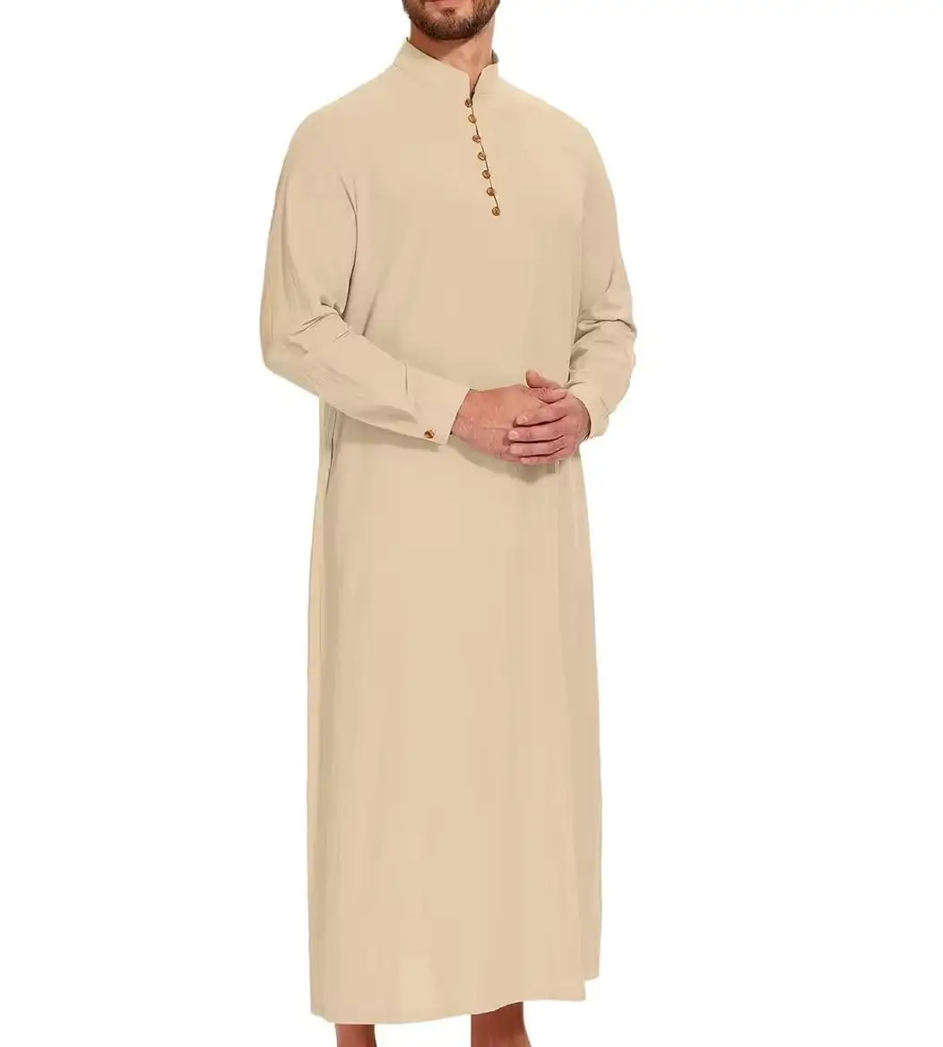 Abrab Muslim Men Jubba Arabic Thobe Jubba for Men Modern Dubai Egyptian ...