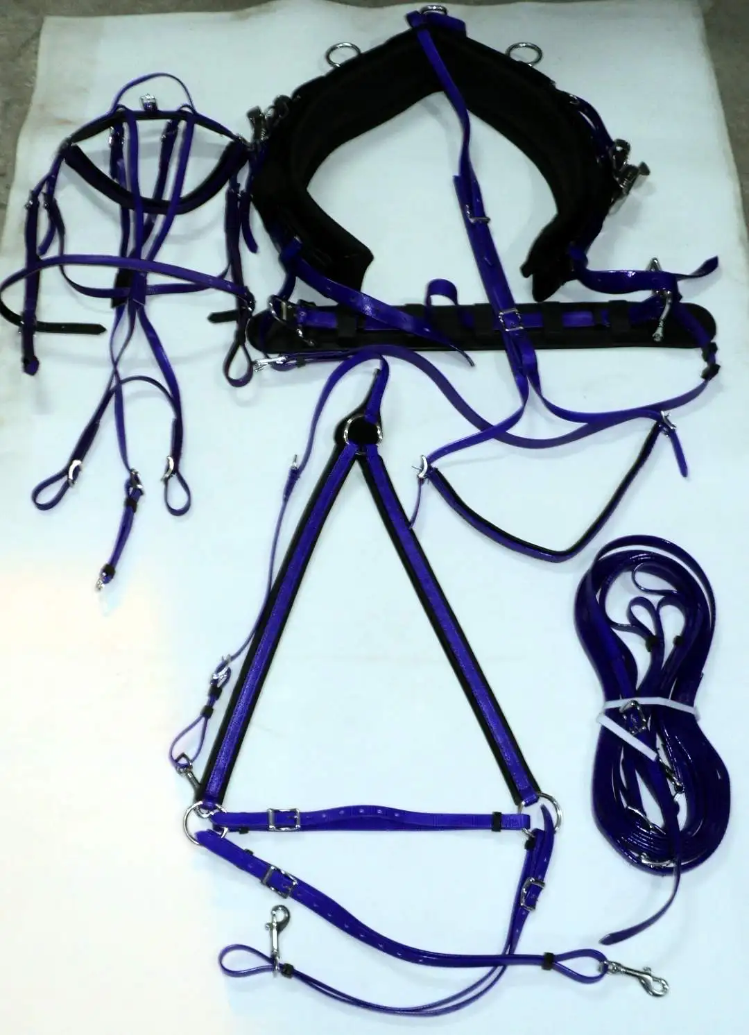 Pvc Quick Hitch Horse Harness Set /customized Horse Harness Set Made On