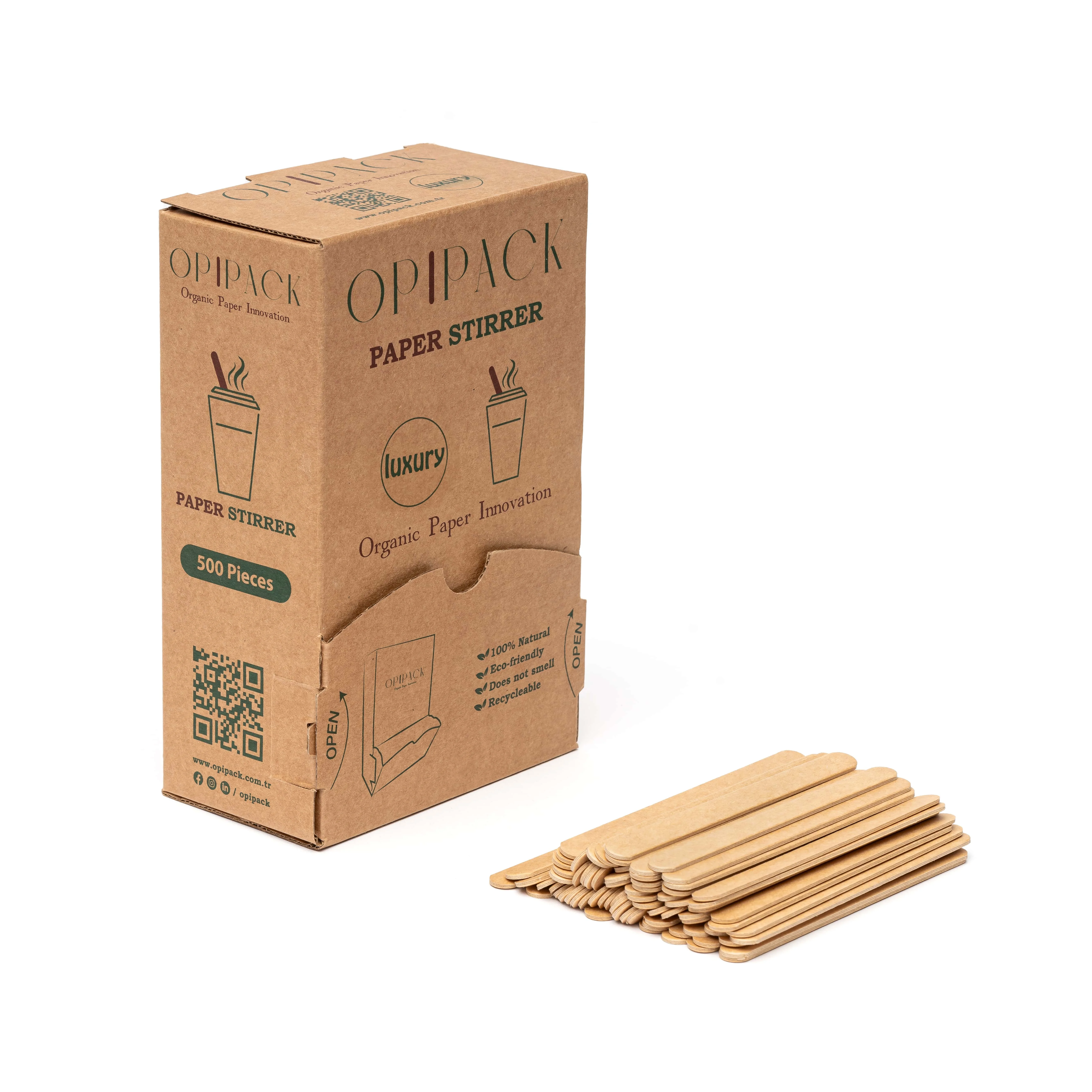 Sip Beyond Boundaries: Our 10.5 Cm Kraft Stick Coffee Stirrers Are The ...